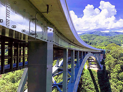 Iida mountainous terrain outline