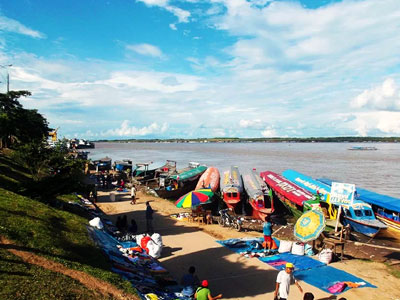 Pucallpa rainforest river view